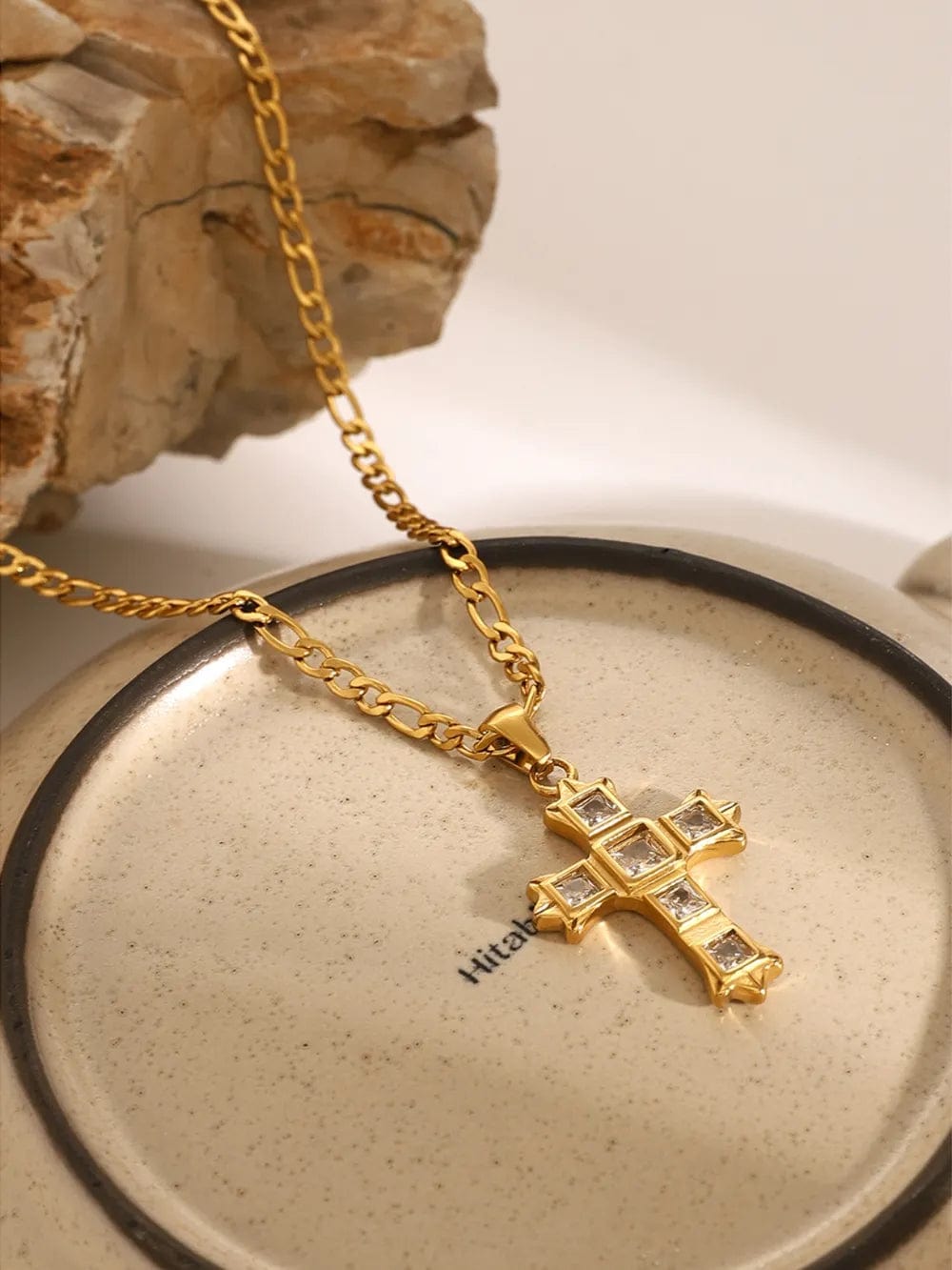 Radiant Grace Cross Necklace - Dear Ava