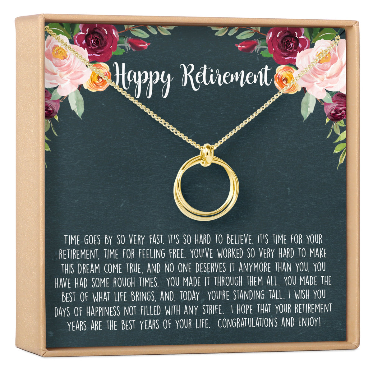 Retirement Necklace, Multiple Styles - Dear Ava