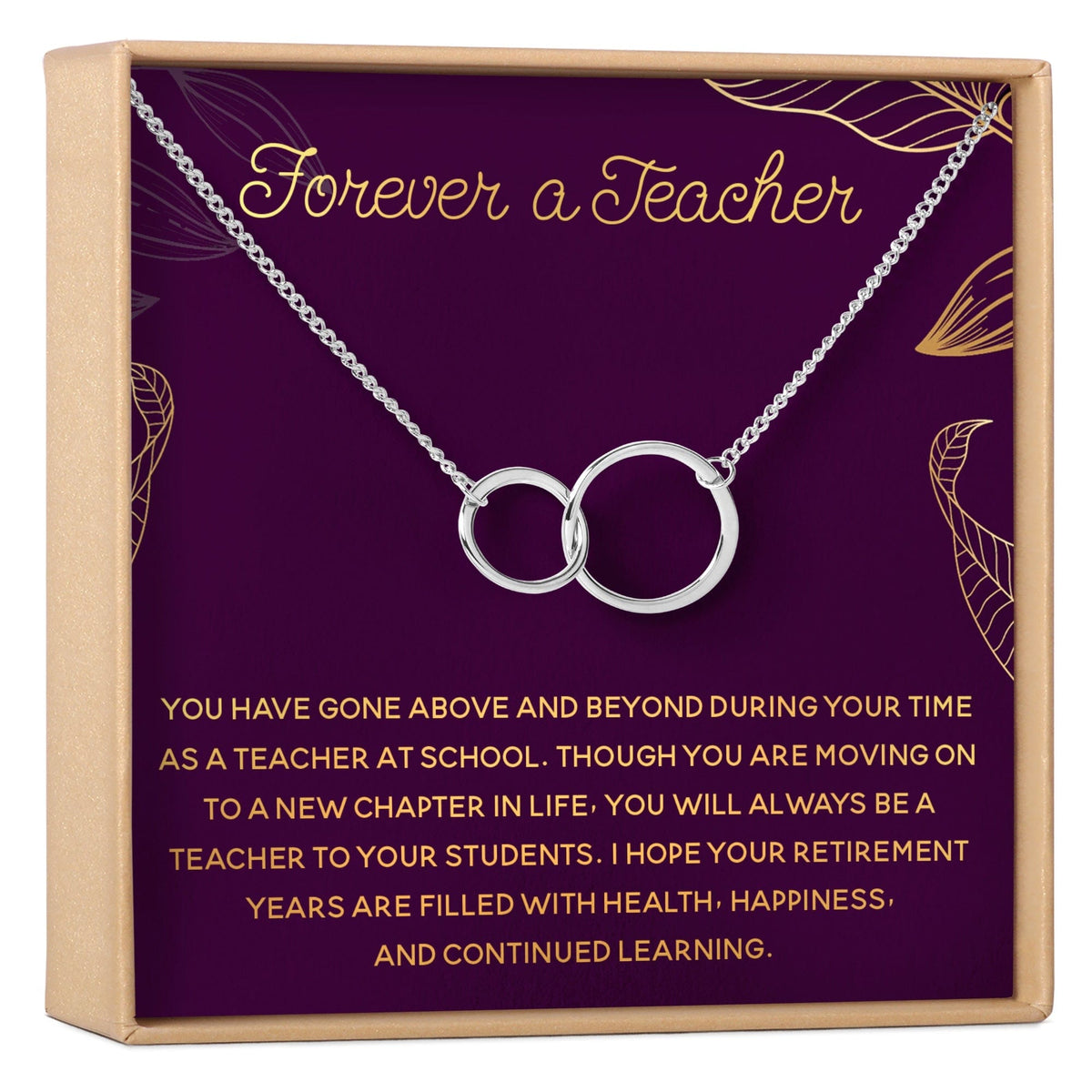 Teacher Jewelry: Retiring Teacher Appreciation Gift, Gifts for Teacher Thank You, Multiple Necklace Styles - Dear Ava