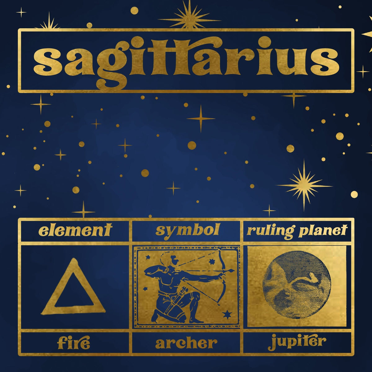 Sagittarius Zodiac Gift Box Set - Dear Ava