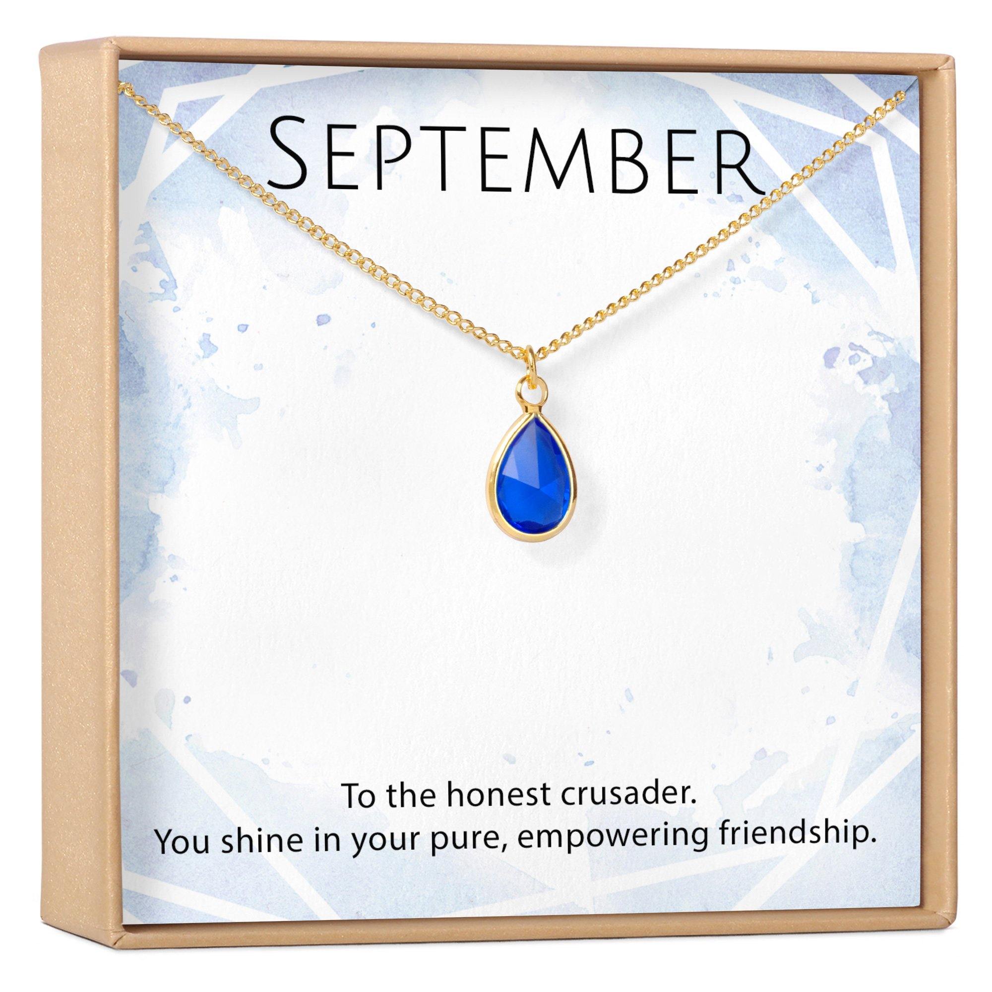 Gem Crystals For September Birthday September Birthstone Charm