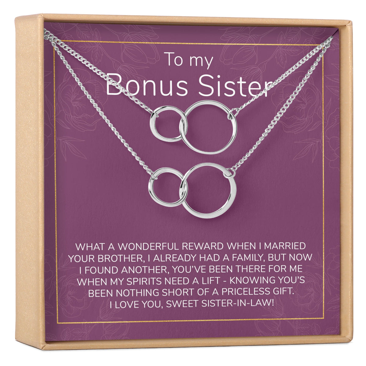 Sister - In - Law Necklace, Multiple Styles - Dear Ava