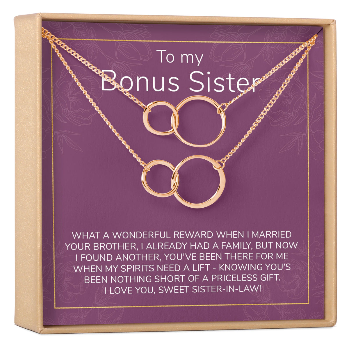 Sister - In - Law Necklace, Multiple Styles - Dear Ava