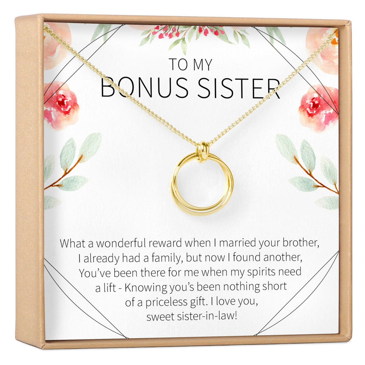 Sister - In - Law Necklace, Multiple Styles - Dear Ava