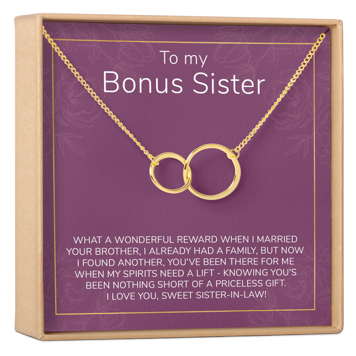 Sister - In - Law Necklace, Multiple Styles - Dear Ava