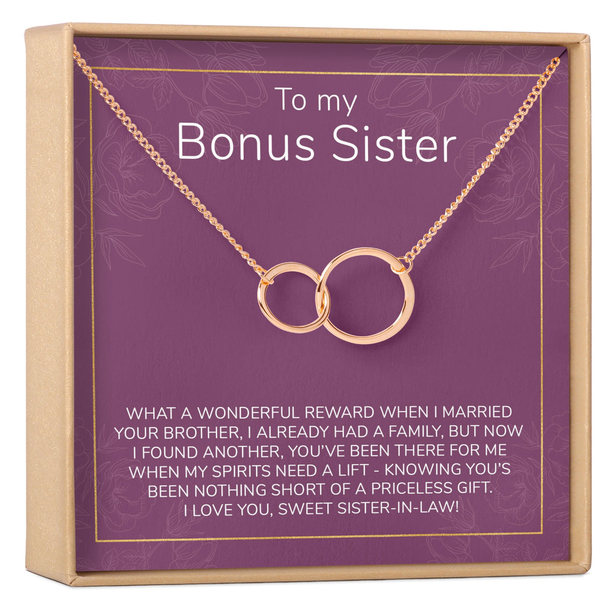 Sister - In - Law Necklace, Multiple Styles - Dear Ava