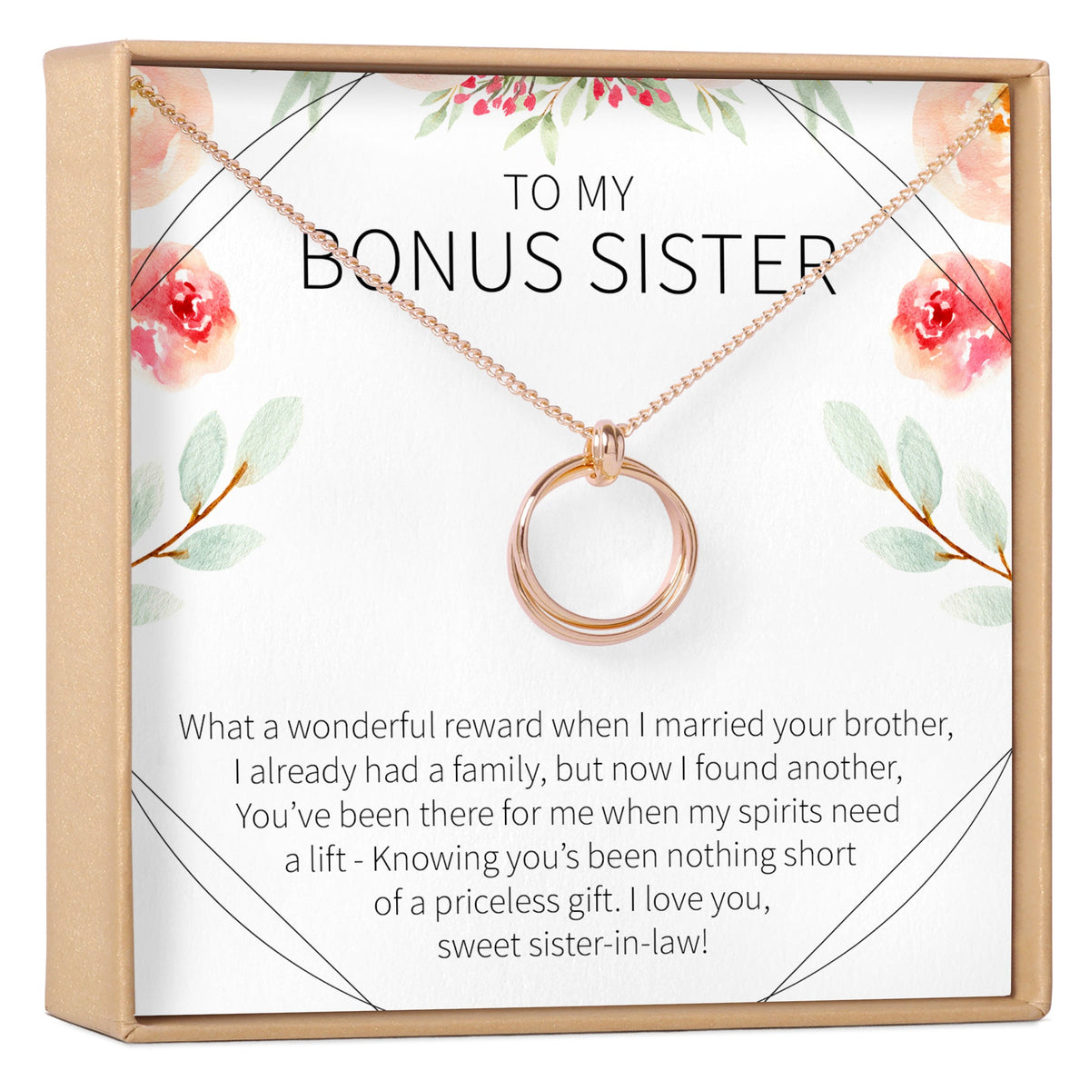 Sister - In - Law Necklace, Multiple Styles - Dear Ava