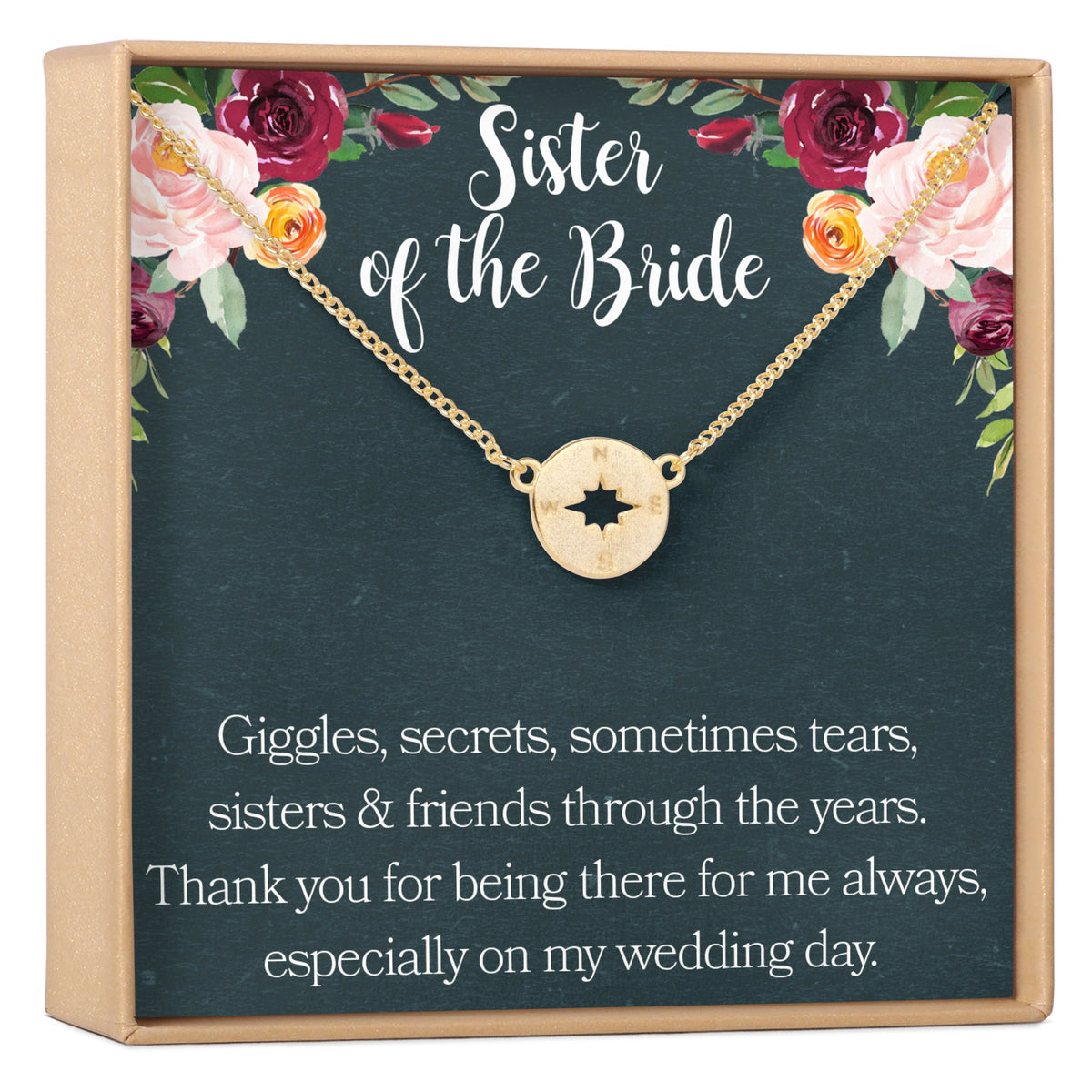 Sister of the Bride Necklace Multiple Styles - Dear Ava