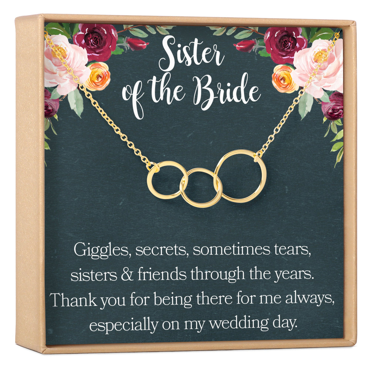 Sister of the Bride Necklace Multiple Styles - Dear Ava