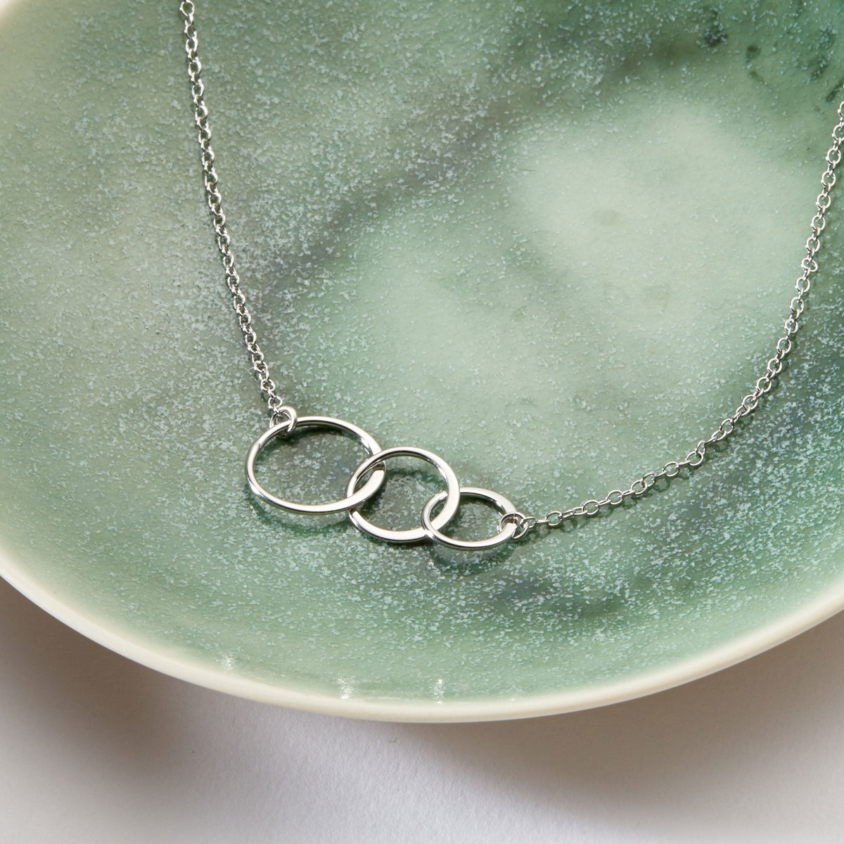 Sister of the Groom Triple Circles Necklace - Dear Ava