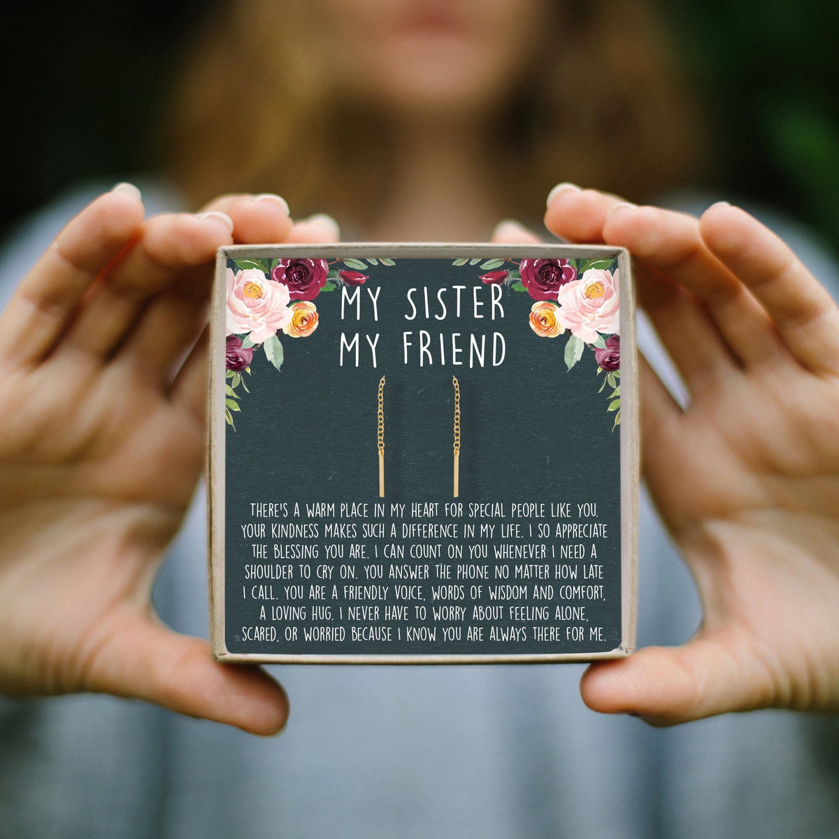 Sisters Threader Earring Earrings - Dear Ava