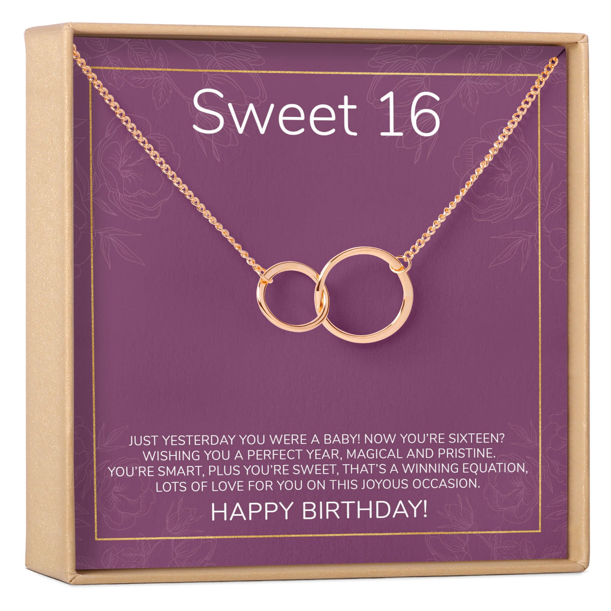 Sweet 16 Necklace, Multiple Styles - Dear Ava