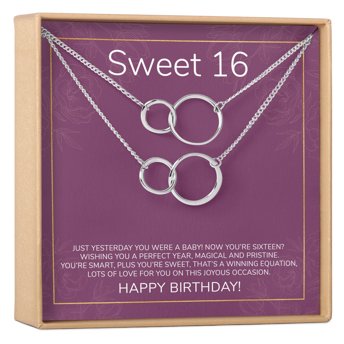 Sweet 16 Necklace, Multiple Styles - Dear Ava