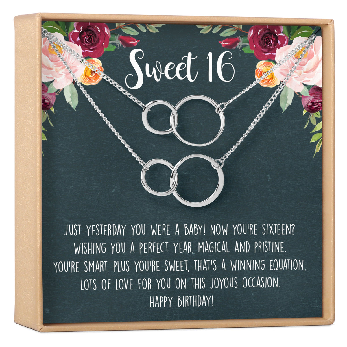 Sweet 16 Necklace, Multiple Styles - Dear Ava