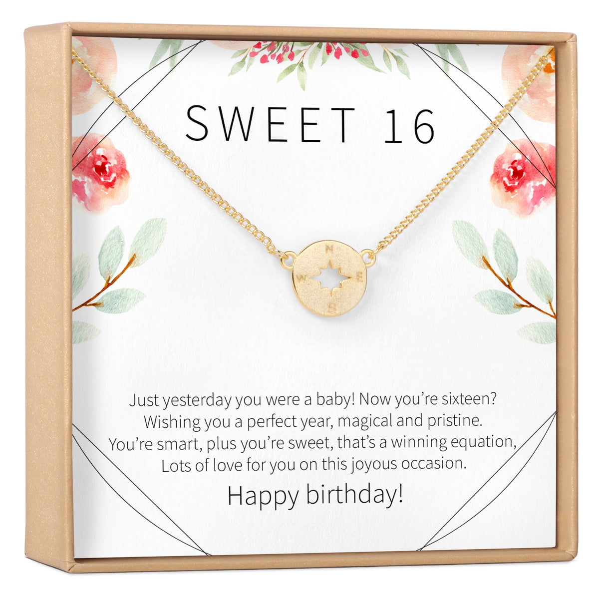 Sweet 16 Necklace, Multiple Styles - Dear Ava