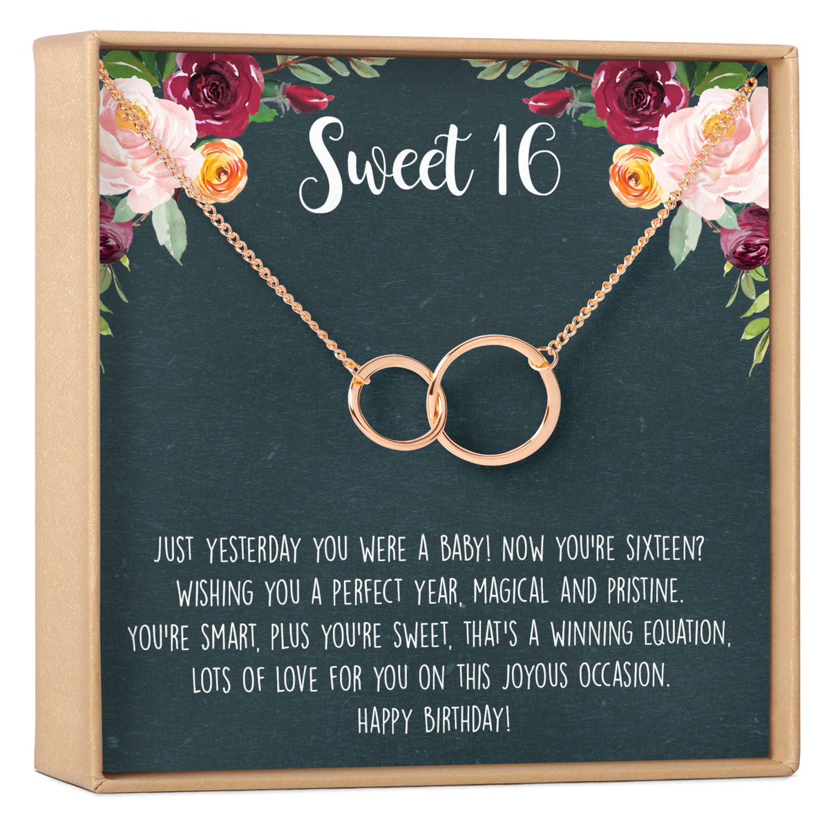 Sweet 16 Necklace, Multiple Styles - Dear Ava