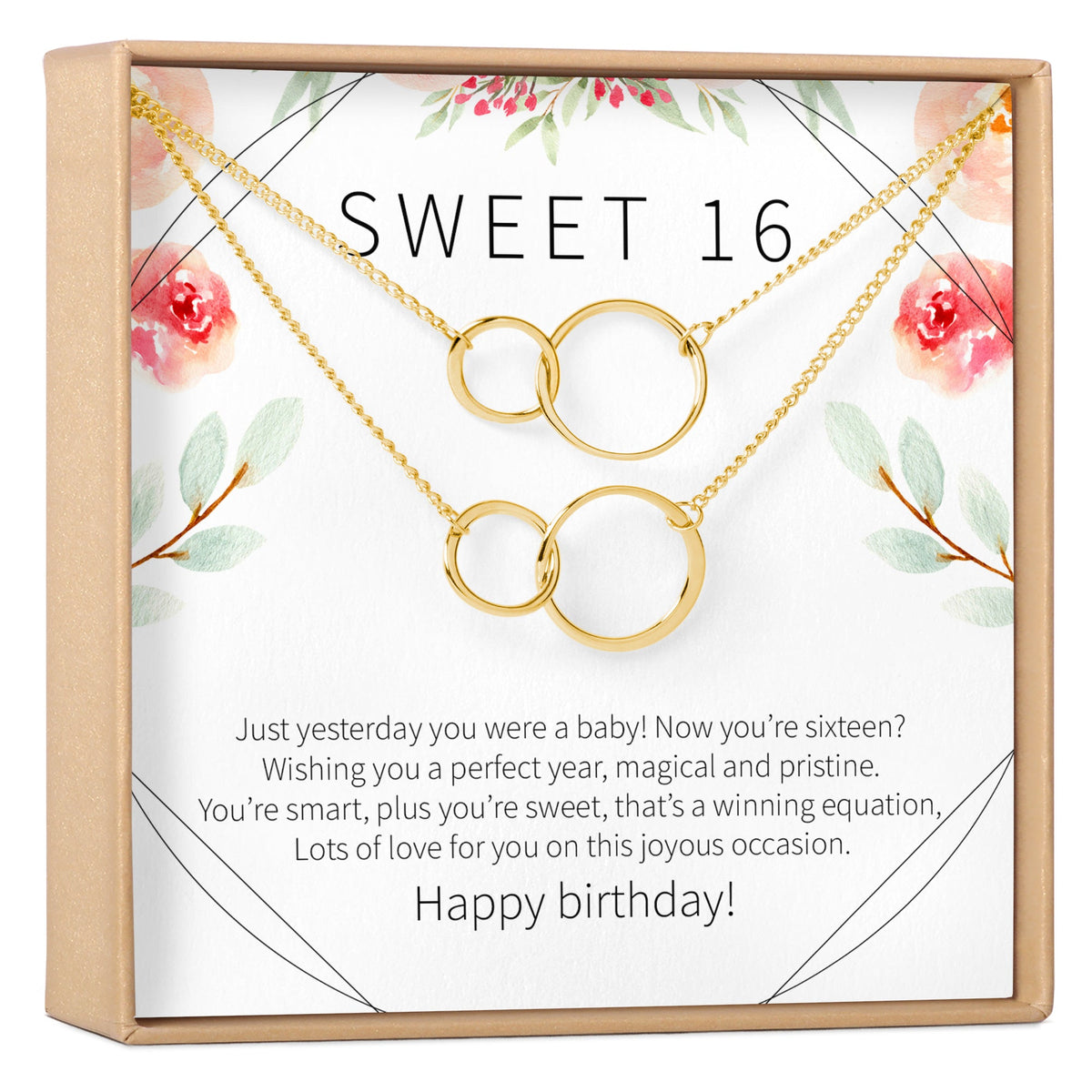 Sweet 16 Necklace, Multiple Styles - Dear Ava