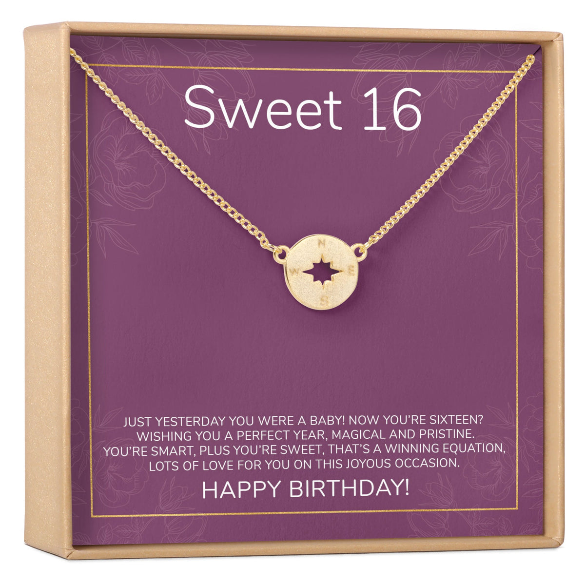 Sweet 16 Necklace, Multiple Styles - Dear Ava