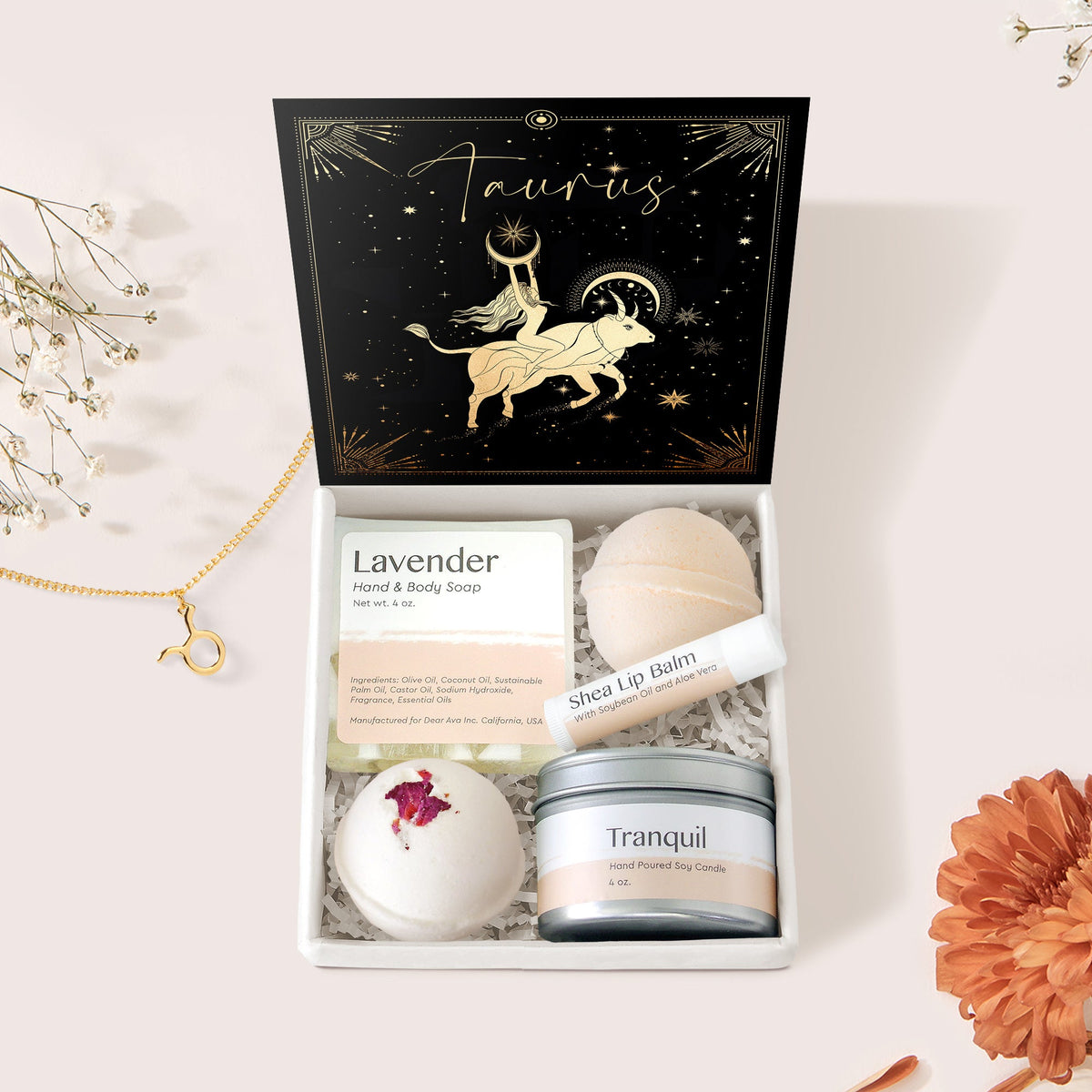 Taurus Deity Zodiac Gift Box Set - Dear Ava