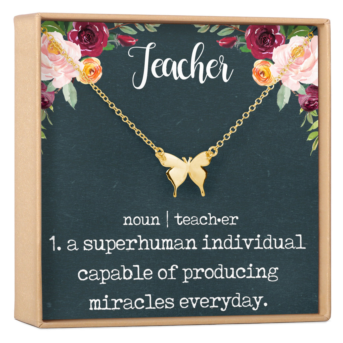 Teacher Necklace - Dear Ava