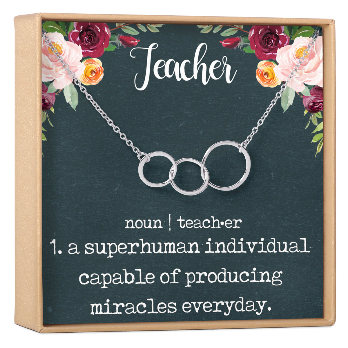 Teacher Necklace - Dear Ava