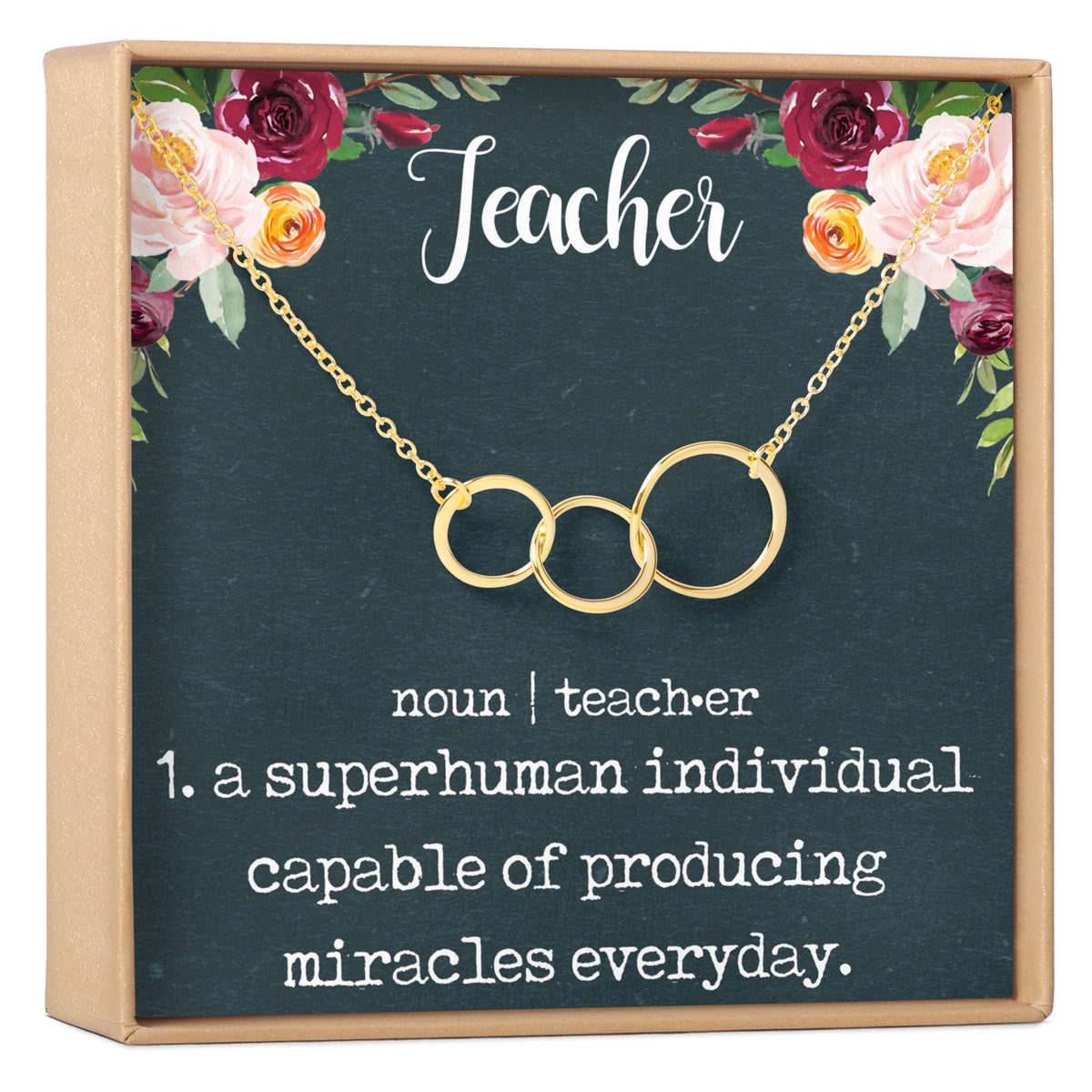 Teacher Necklace - Dear Ava