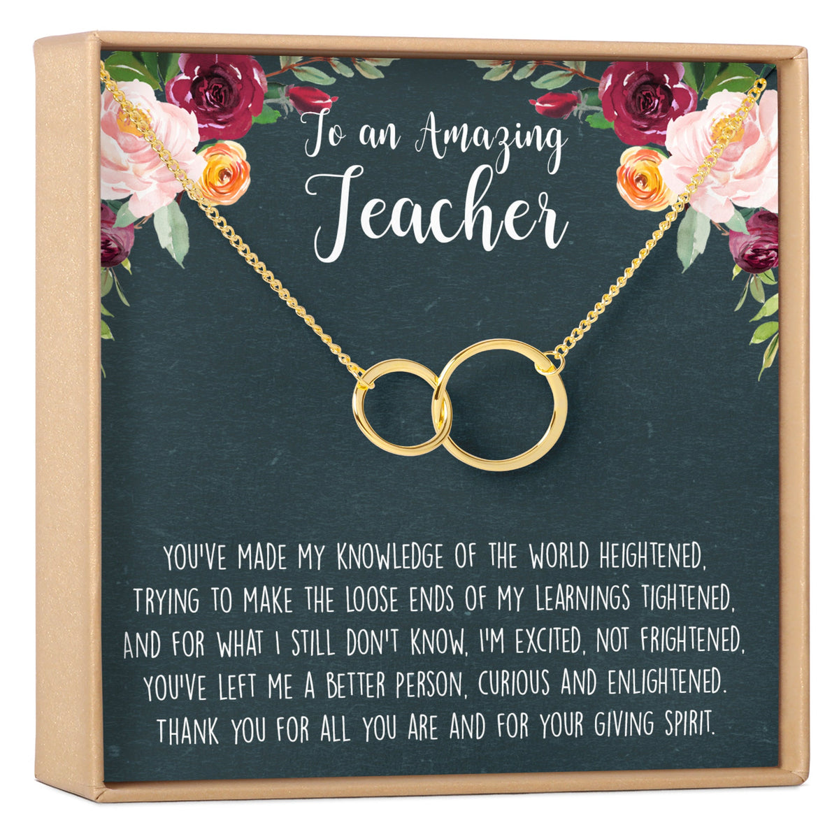 Teacher Necklace, Multiple Styles - Dear Ava