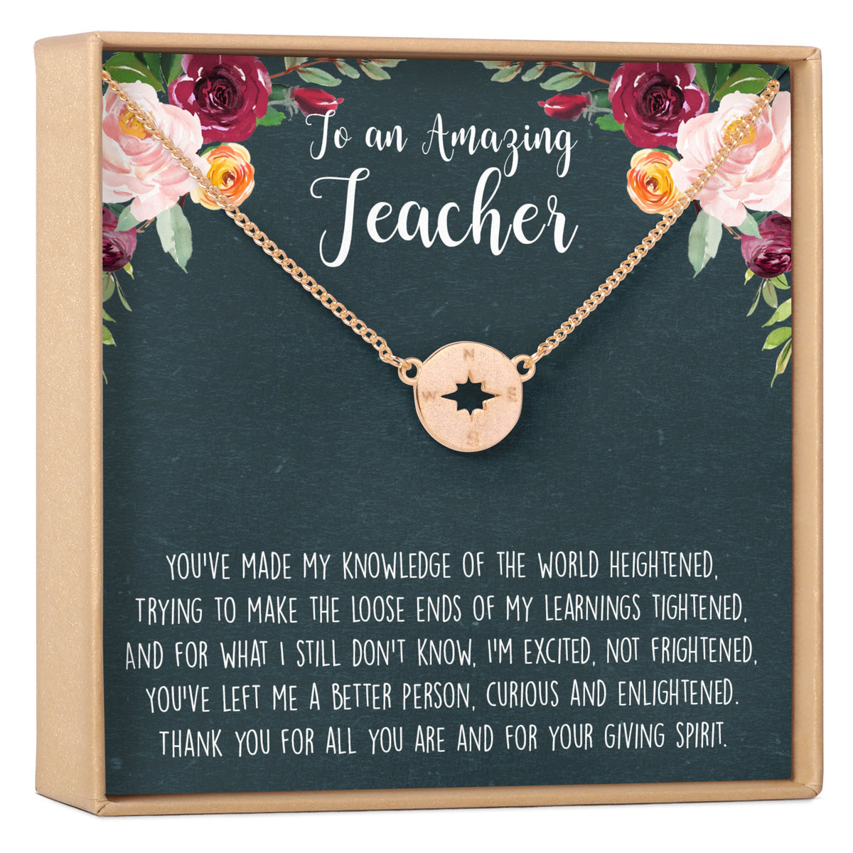 Teacher Necklace, Multiple Styles - Dear Ava