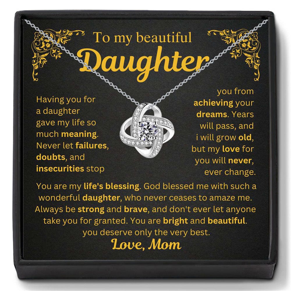 To My Daughter From Mom, Life's Blessing Necklace - Dear Ava