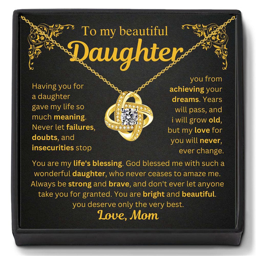 To My Daughter From Mom, Life's Blessing Necklace - Dear Ava