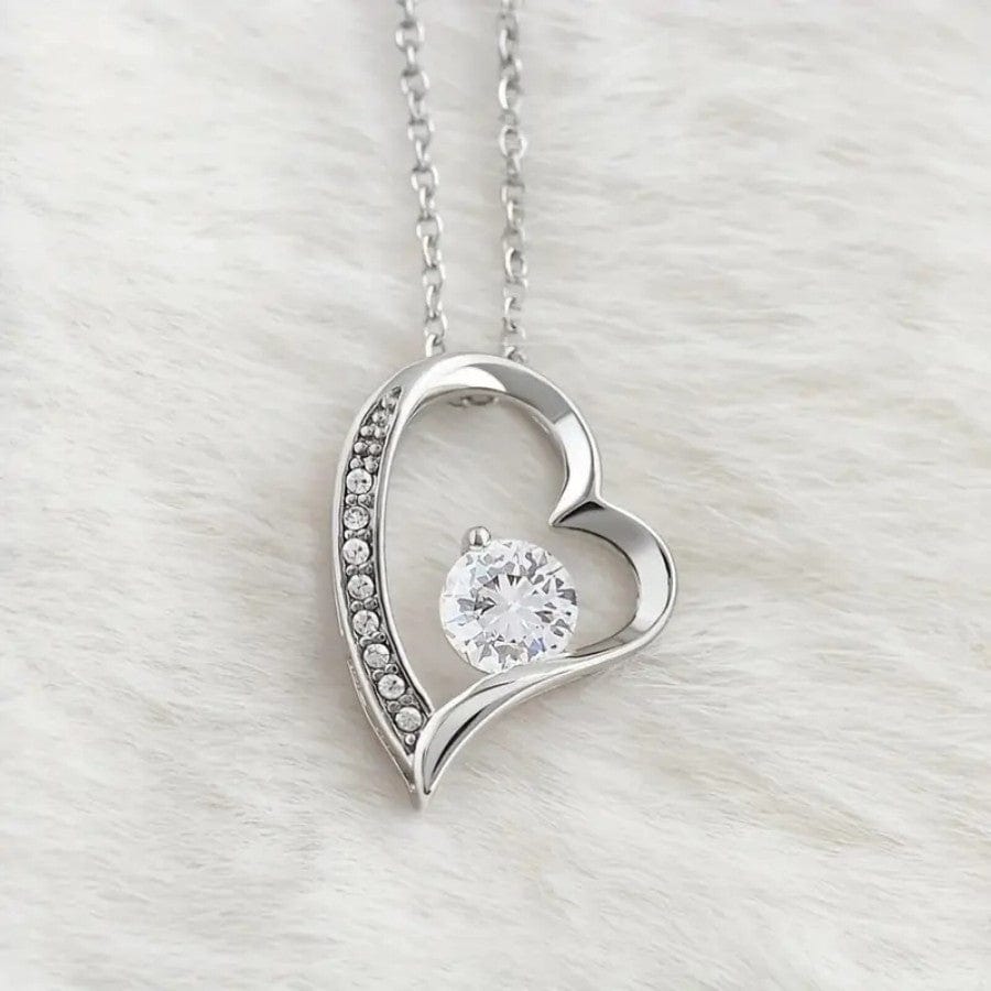 To my Granddaughter, Heart Necklace - Dear Ava