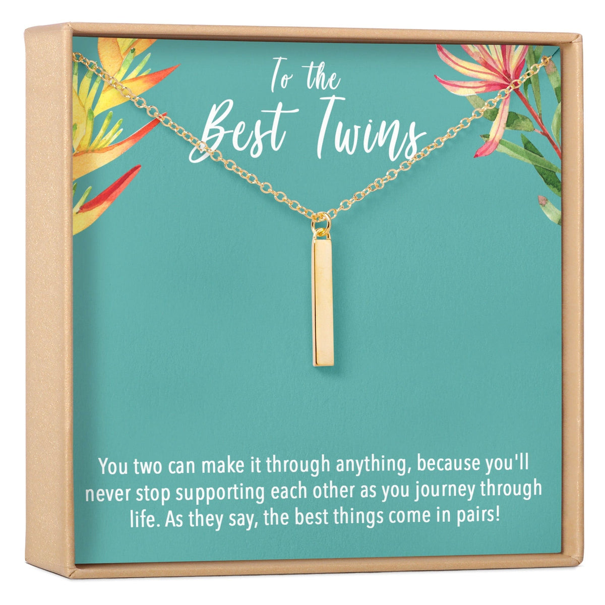 Twin Sister Gift Necklace - Dear Ava