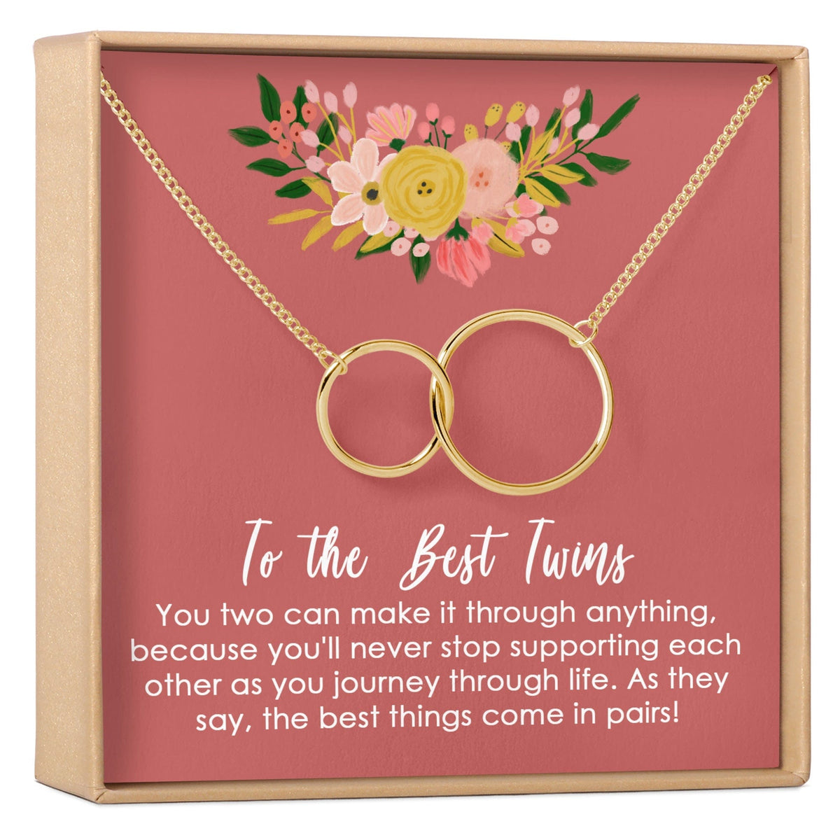 Twins Celebration Necklace - Dear Ava