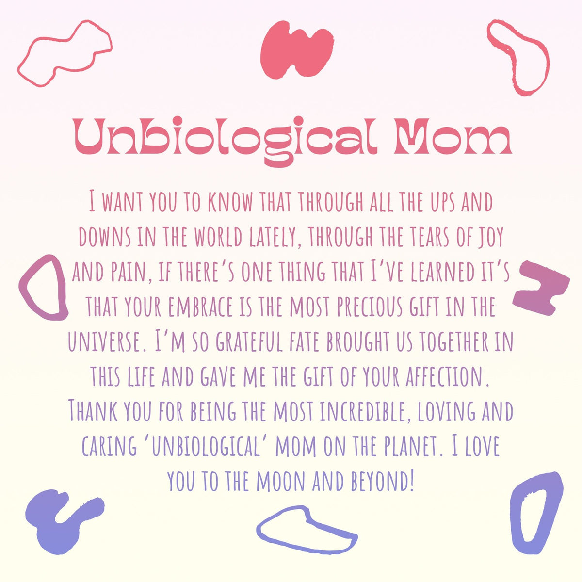 Unbiological Mom Gift Box Set - Dear Ava