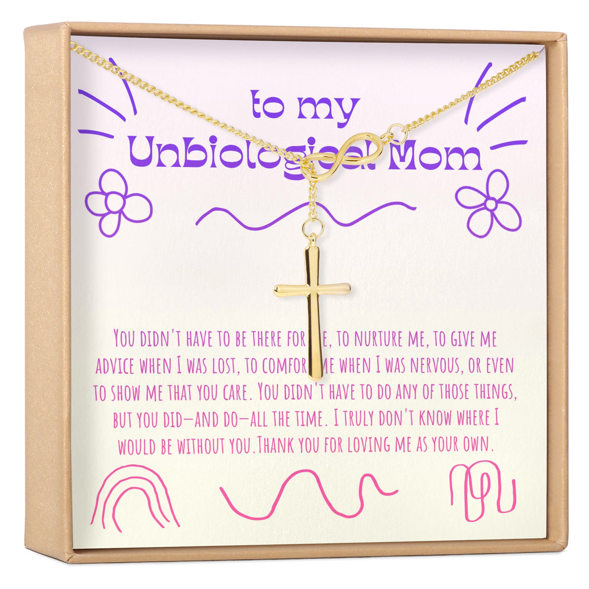 Unbiological Mom Necklace, Multiple Styles - Dear Ava