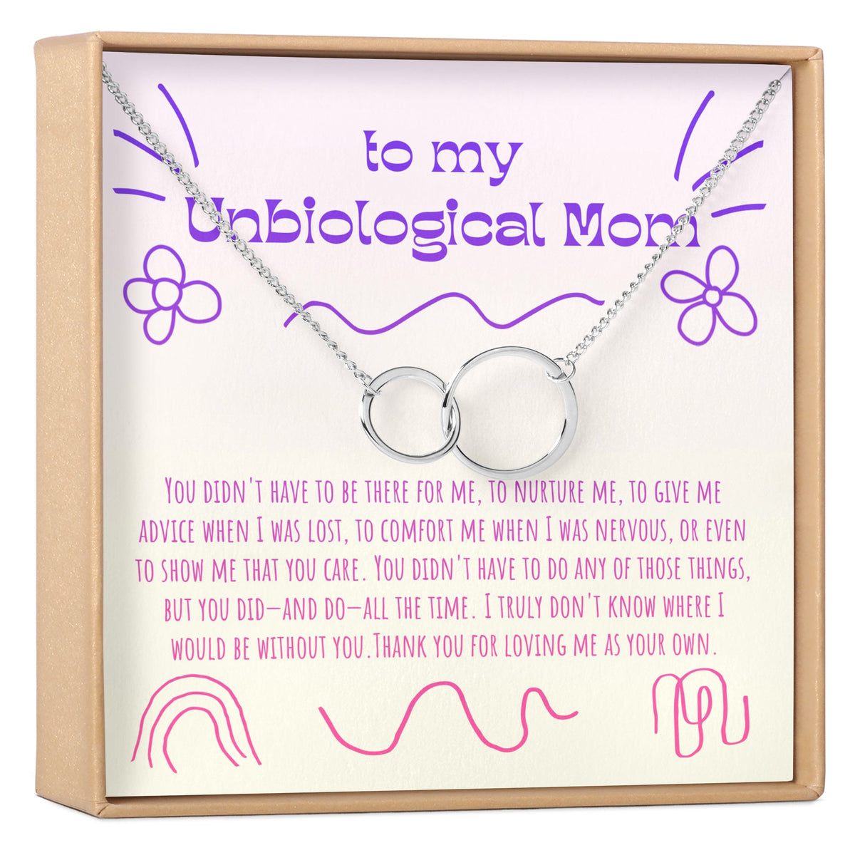 Unbiological Mom Necklace, Multiple Styles - Dear Ava