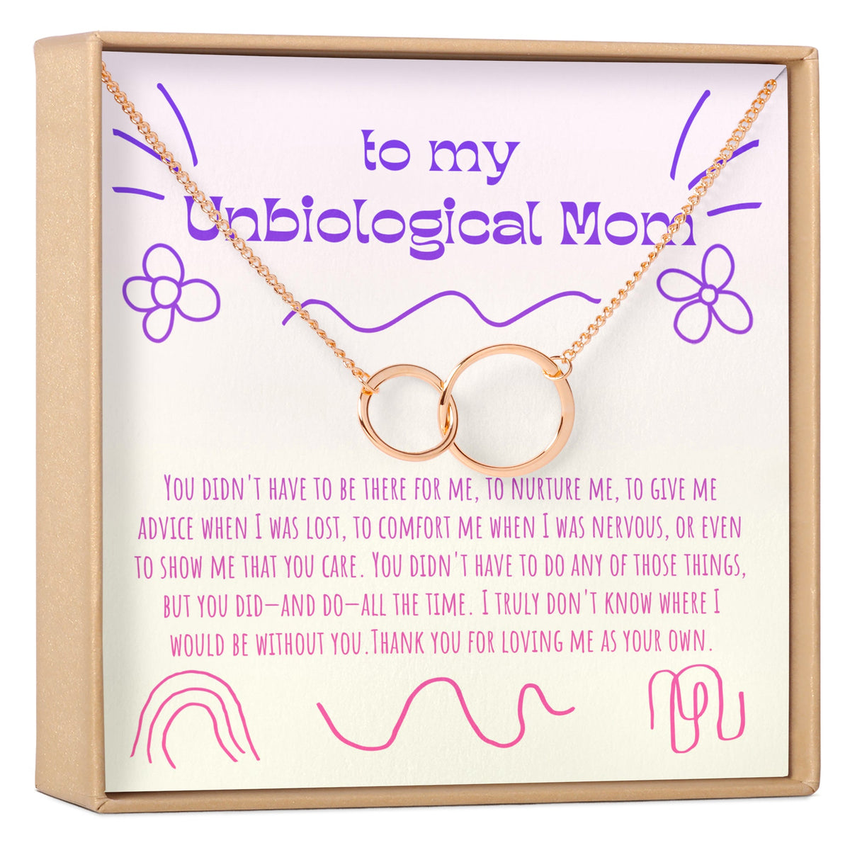 Unbiological Mom Necklace, Multiple Styles - Dear Ava