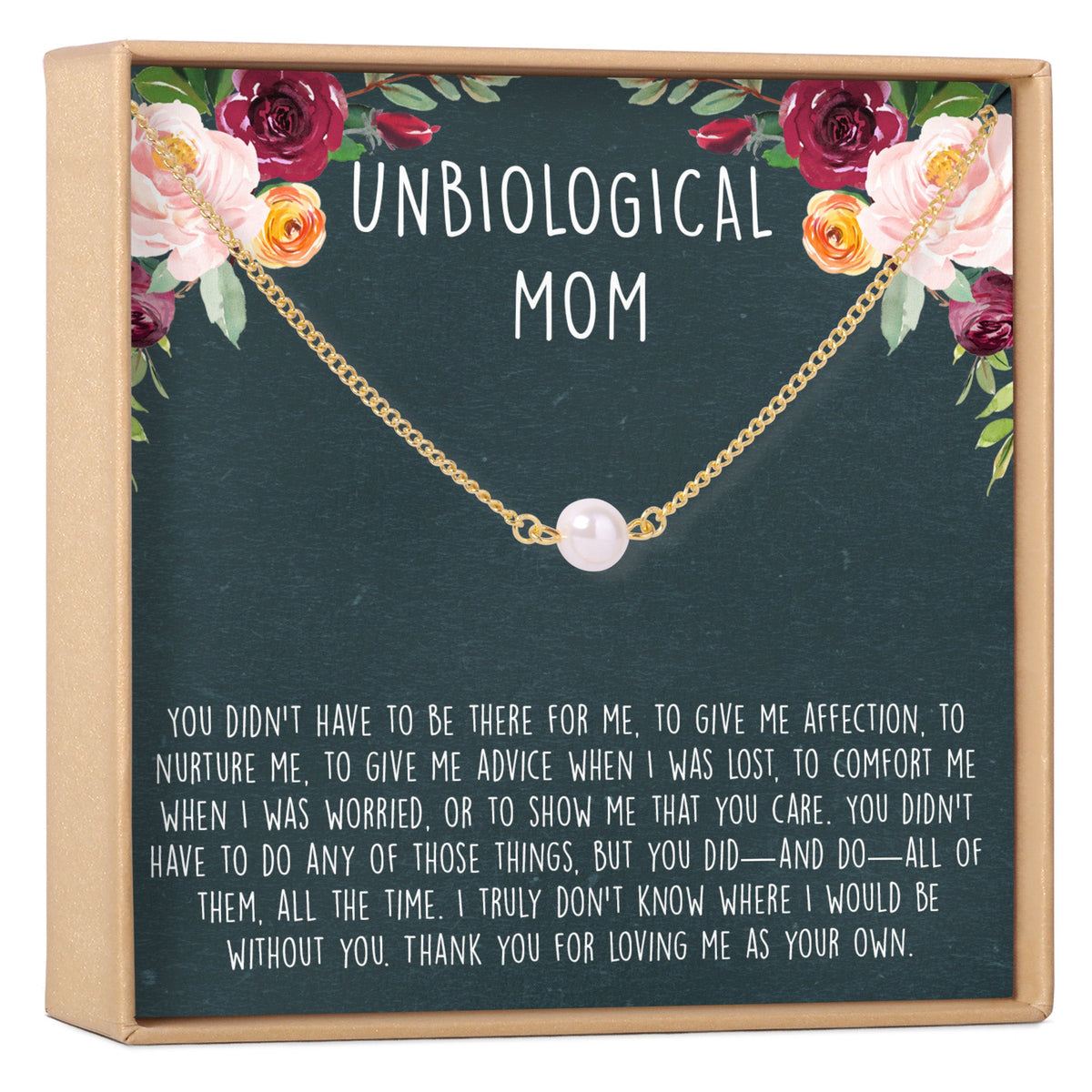 Unbiological Mom Necklace, Multiple Styles Necklace - Dear Ava