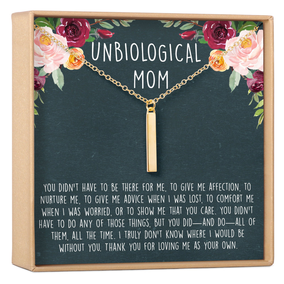 Unbiological Mom Necklace, Multiple Styles Necklace - Dear Ava