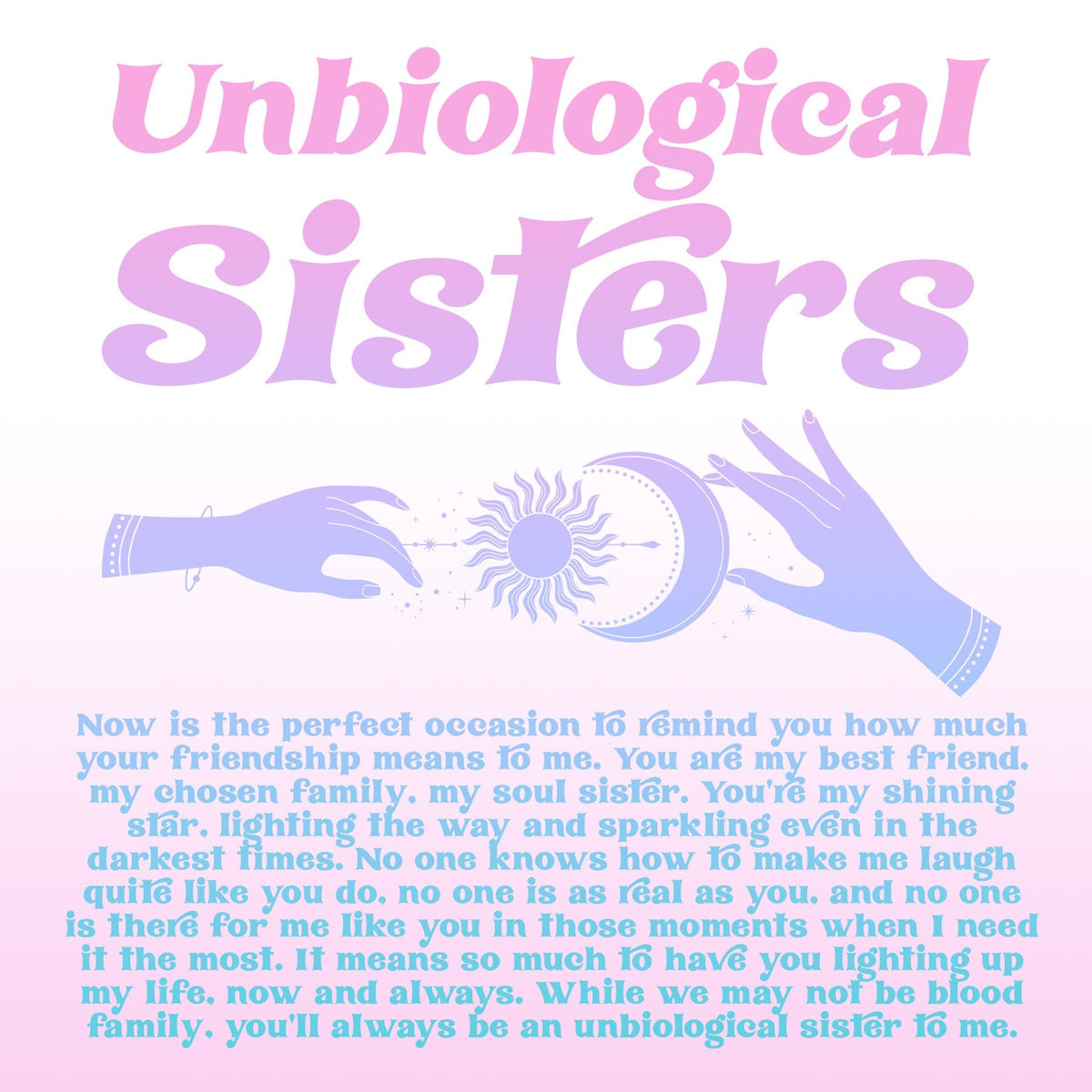 Unbiological Sisters Gift Box Set - Dear Ava