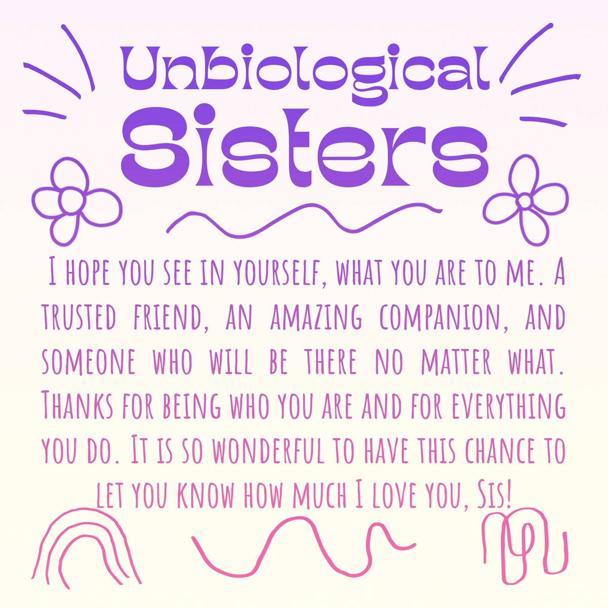 Unbiological Sisters Gift Box Set - Dear Ava