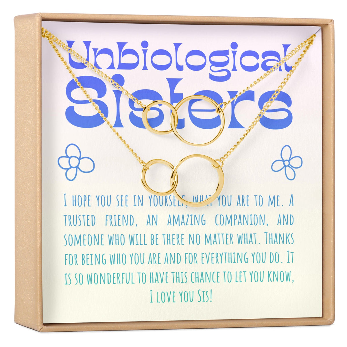 Unbiological Sisters Necklace, Multiple Styles - Dear Ava