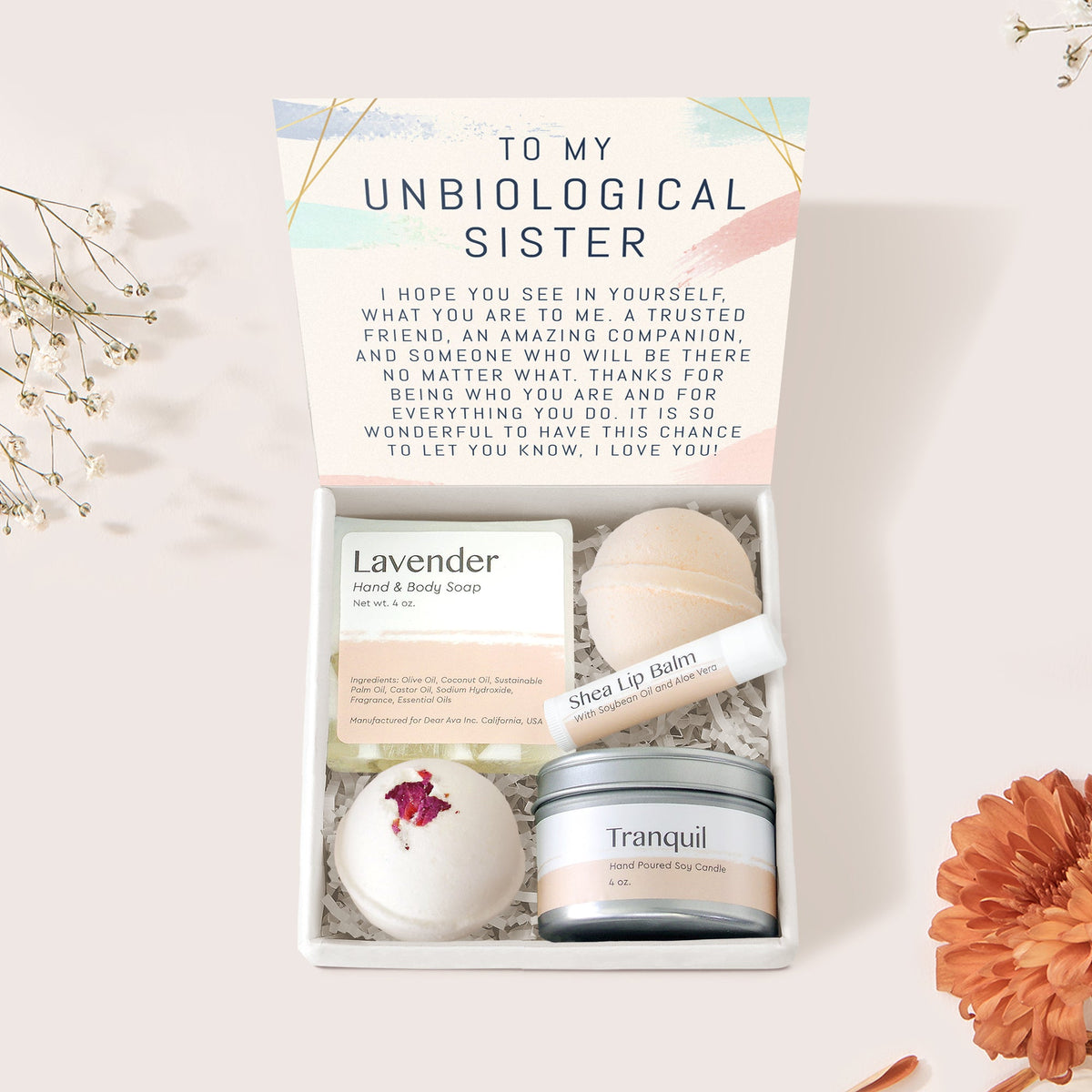 Unbiological Sisters Pearl Necklace Gift Box Set - Dear Ava