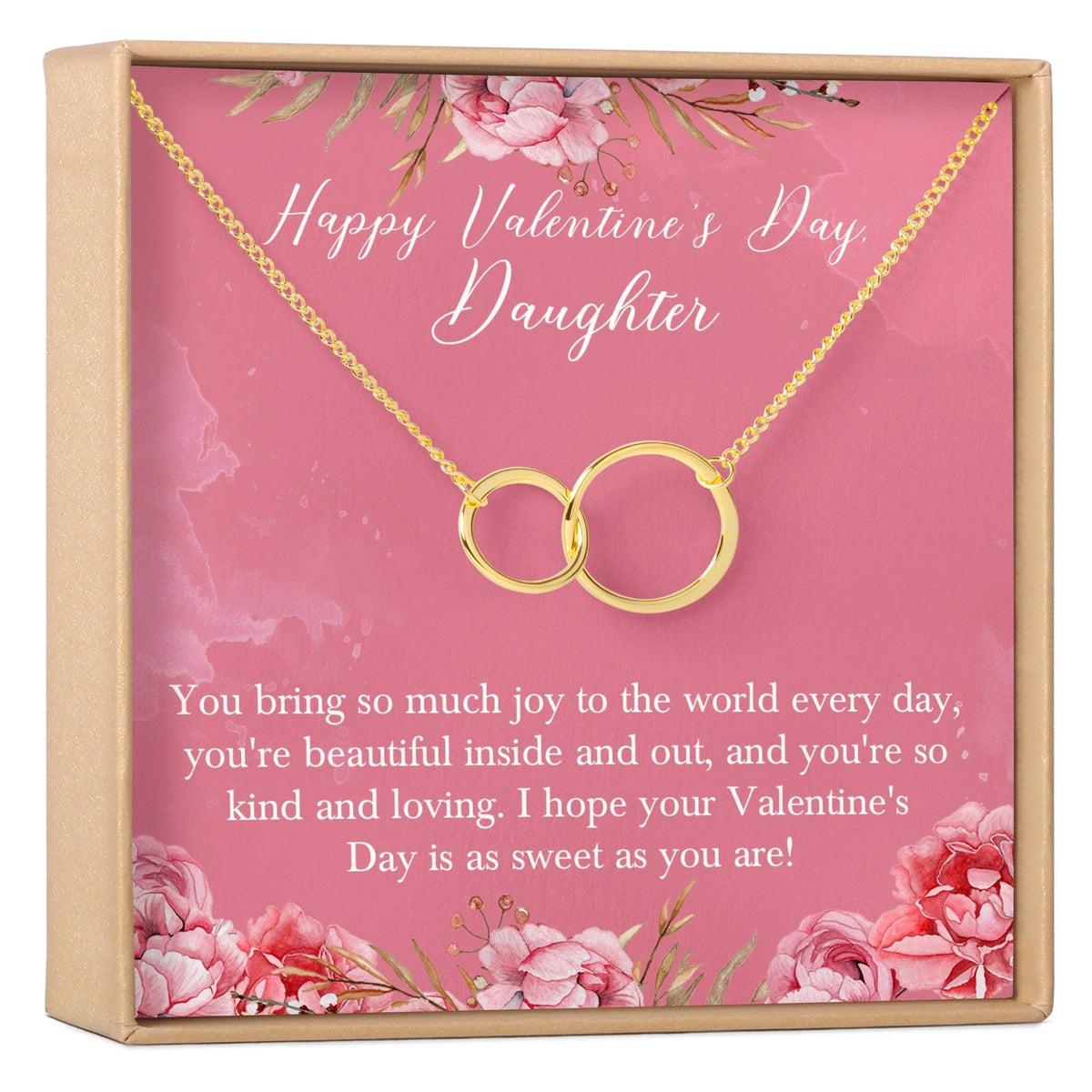 Valentine's Day Gift for Daughter Necklace: Valentine's Day