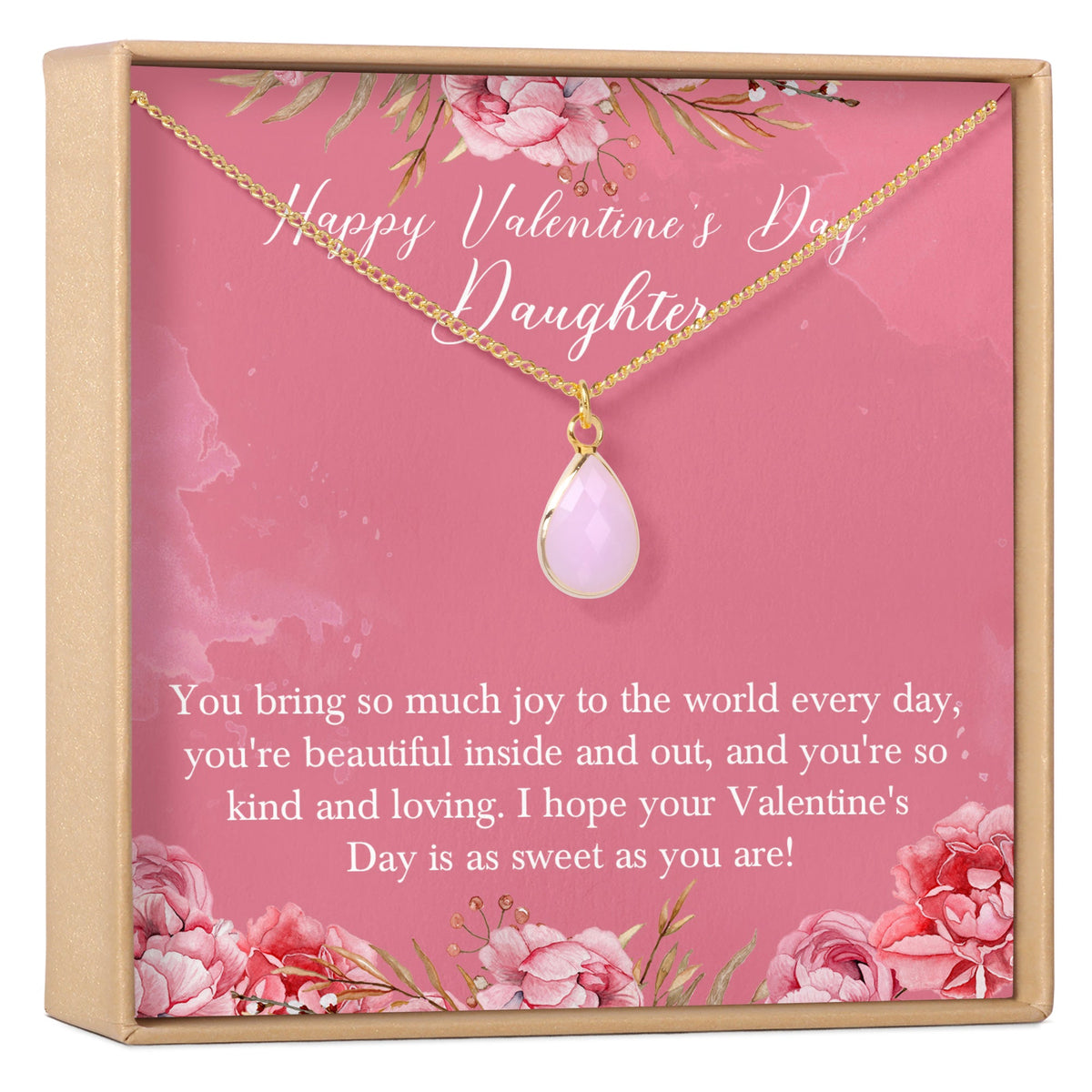 Valentine&#39;s Day Gift for Daughter Necklace - Dear Ava