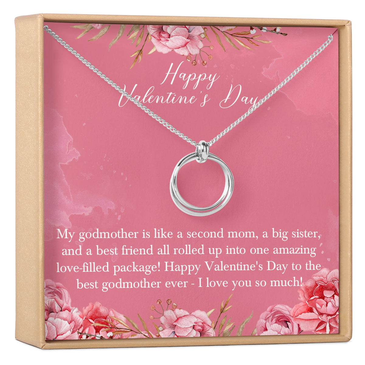 Valentine&#39;s Day Gift for Godmother Necklace - Dear Ava