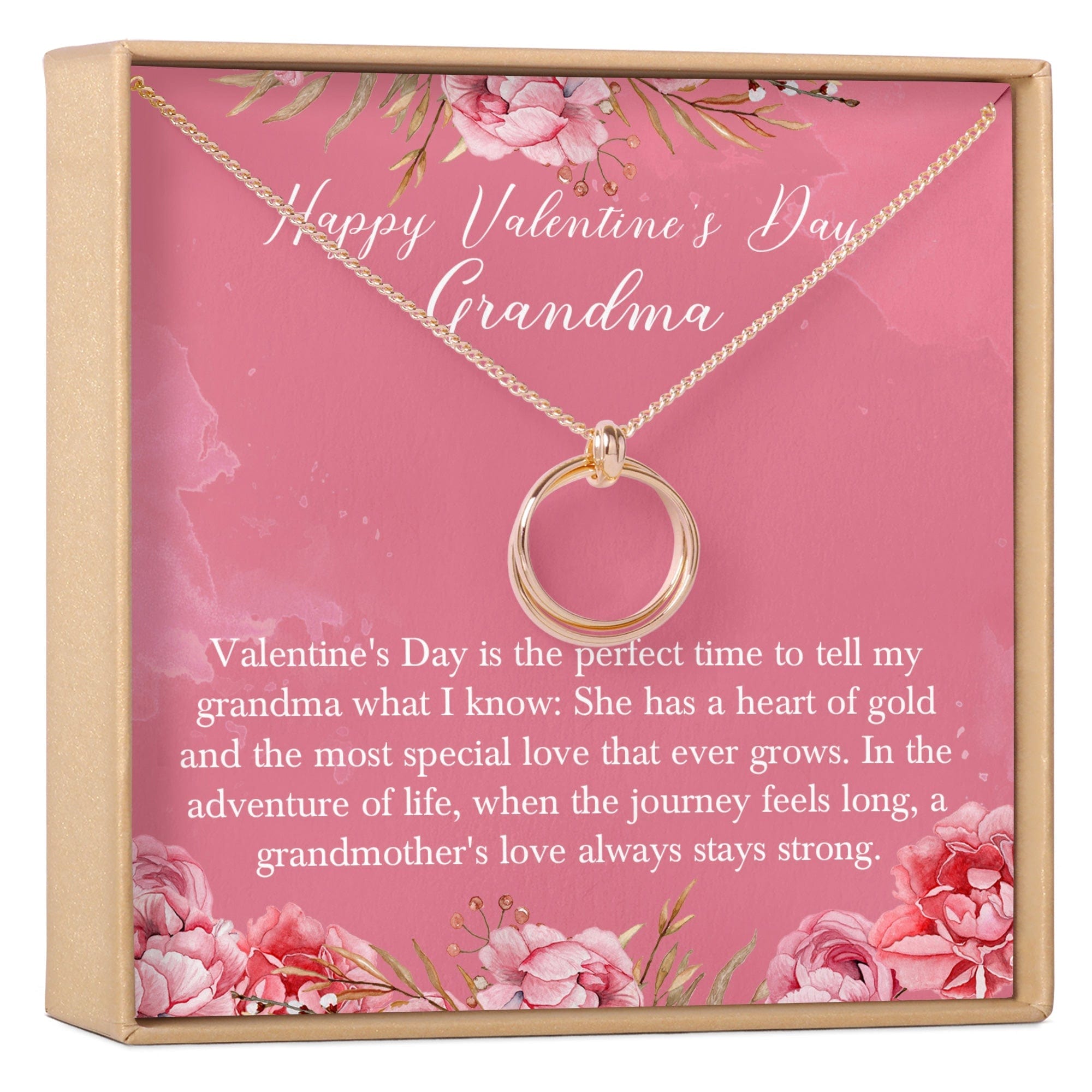 Valentine's Day Gift for Grandma Necklace: Grandmother