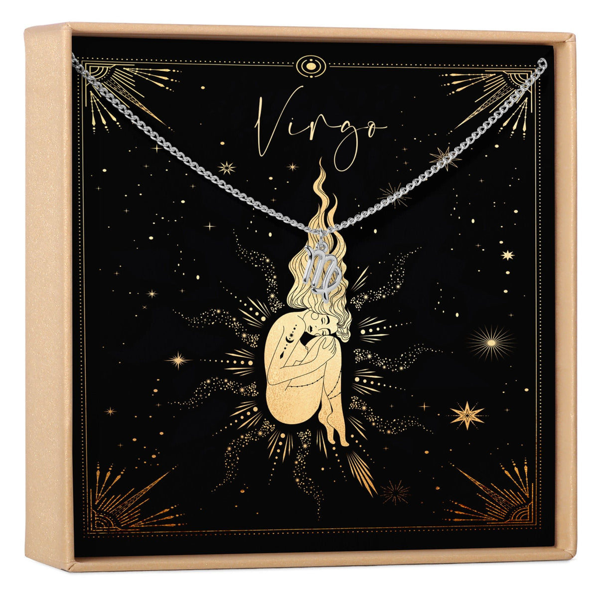 Virgo Zodiac Deity Necklace - Dear Ava