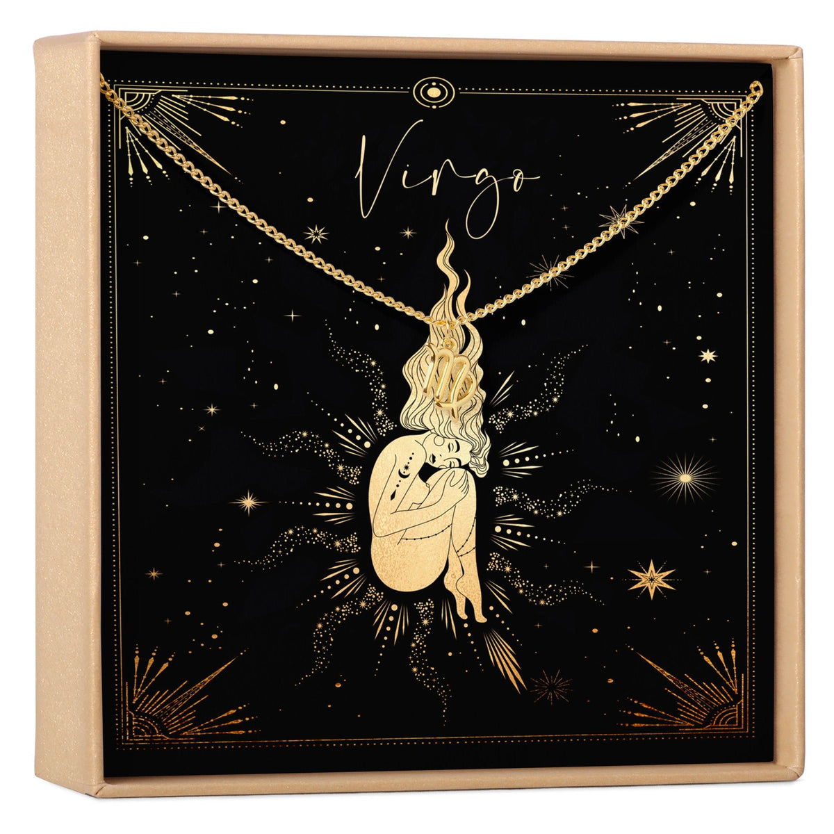 Virgo Zodiac Deity Necklace - Dear Ava