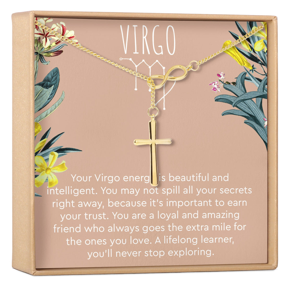 Virgo Zodiac Gift Necklace, Multiple Styles - Dear Ava